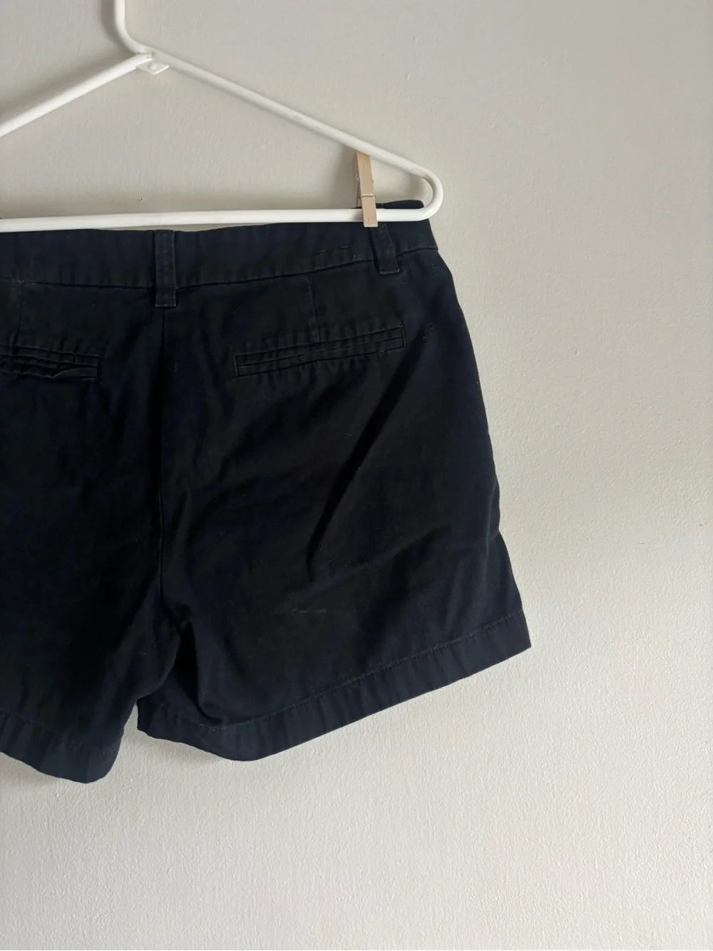 J. Crew Navy Cotton Bermuda Shorts